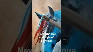 New style and technique of painting | Growing Artist | Painting #artshorts #artreveal #growingartist