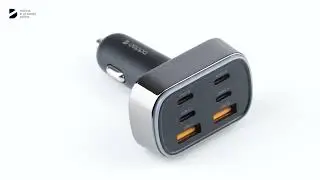 Автомобильное зарядное устройство 2xUSB-A + 4xUSB-C, 105Вт, 3А, PD, QC от Deppa, 11226