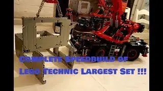 Lego 42082 Rough Terrain Crane COMPLETE Unbox, Speedbuild & Review Part 1