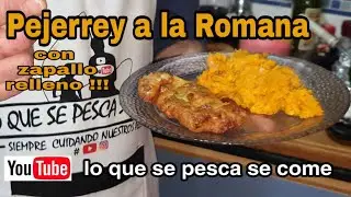 Pejerrey a la Romana - con zapallo relleno - receta
