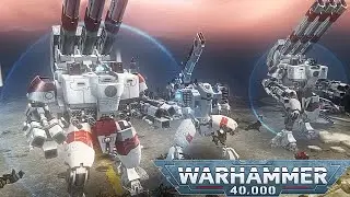 Tau Super-Heavy Battlesuits vs Tyranids! - Unification Mod, Warhammer 40K: Dawn of War: Soulstorm