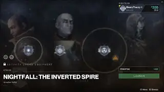 Destiny 2 - Vex Loadout Solo Prestige Nightfall: Inverted Spire (Titan; Pulse/Sidearm/Sword)