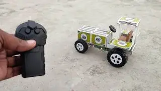 Remote Control Tractor Made from Matchbox | Easy DIY RC Project | RC Tractor Ghar Par Banaye