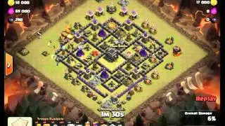 GOWIHO / GOHO 3 Stars Strategy TH 9 MAXED! [HD]
