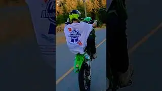 Wheelie practice. Learning that bikelife thing #bikelife #dirtbike #kx250 #kx450 #wheelie #moto