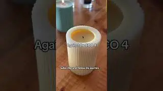 Testing wicks! 🕯️ Standard Size 10 vs ECO 4 #CandleTest #WickComparison #CandleMaking #candle #love