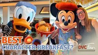 We Found Disney’s BEST Character Breakfast at Topolino’s Terrace! 🎨🧇