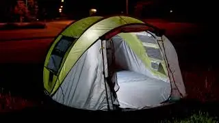 Portable Camping Fan with LED Light