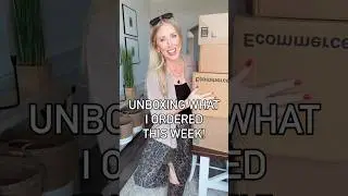 Unboxing what I ordered this week! 📦❤️ Let&rsquo;s chat while I open packages!! #whatiordered #unboxing
