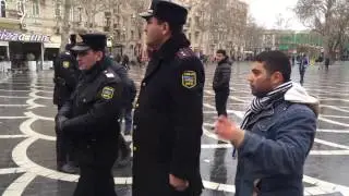 Bakıda tək adamın aksiyası - 