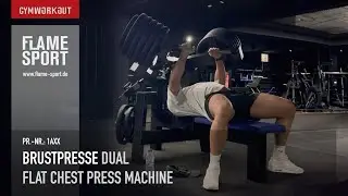 Flat Chest Press Machine (1AXX) Brustpresse |&nbsp;FLAME SPORT #gymworkout