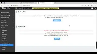 BDCOM GPON OLT GP3600 Series Firmware Upgrade from GUI Mode