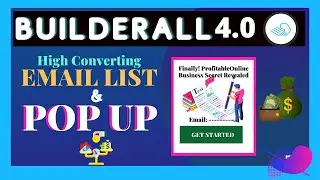 HOW TO CREATE A HIGH CONVERTING BUILDERALL EMAIL LIST & POP UP LANDING PAGE