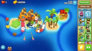 Bloons TD 6 - Spice Islands - Impoppable - No Monkey Knowledge, Continues and Powers (10.1 patch)