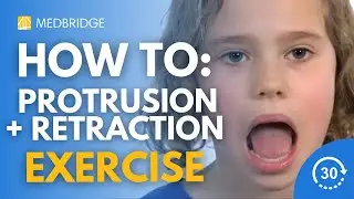 How to Do Tongue Protrusion and Retraction Exercise | 30 Seconds | MedBridge