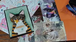 ✨Intercambio ATC+ Happy Mail ✨con @YarotzindePapel #journaling #atc 