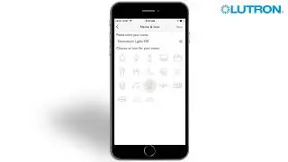 Lutron RA2 Select &ndash; Create a Favorite Scene