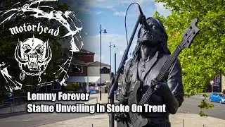 Lemmy Forever Statue Unveiling In Stoke On Trent