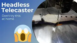 Telecaster to headless guitar conversion