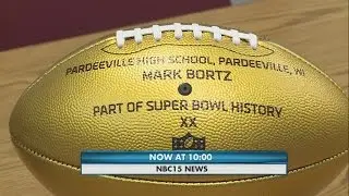NFL Honors Pardeeville High School with golden football