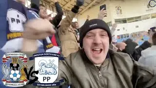 Pitch Invaders & Last Minute Scenes | Coventry City 1 - 1 Preston North End | Away Day Match Vlog