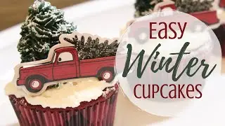 EASY WINTER CUPCAKES | Winter Artsy Cupcake Challenge