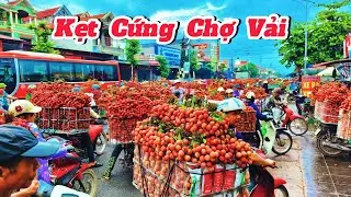 Tắc Đường Kinh Hoàng Vì Bà Con Ùn Ùn Chở Vải Ra Chợ ngã tư Cơ Khí Lúc Rạng Sáng!