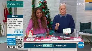 Diamond Press Color Me Card Warm Wishes Card Kit