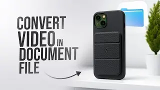 How to Convert Video in Document File in iPhone (tutorial)