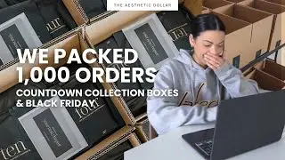 We Packed Over 1,000 Orders in December ☕️📦 Packing Countdown Boxes + Black Friday Orders | No. 61