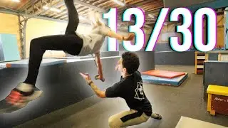 APPRENDRE LE SALTO ARRIÈRE / BACKFLIP EN 45 MINUTES 🤸🏻‍♂️ (aïe la nuque) - CHALLENGE 13/30