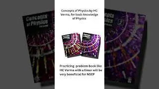 Physics olympiad books for preparing stage 1 NSEP #nsep #inpho #hcv #jeeadvanced