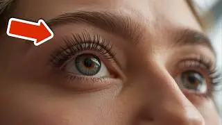 Используйте ЭТО, чтобы сделать ресницы гуще💥 (Невероятно быстро)🤯