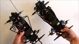 Tamiya Grasshopper vs Rising Fighter (Grasshopper II) Part 1: Chassis Comparison