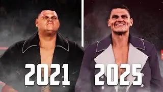 Gunther Evolution in WWE Games (WWE 2K25)