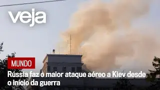 Maior ataque russo a Kiev atinge pr&eacute;dio do governo da Ucr&acirc;nia