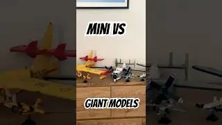 Миниатюрные и гигантские модели LEGO!