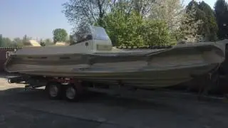 Nautica ondina cambio tubolari gommone solemar 750 boat Rib