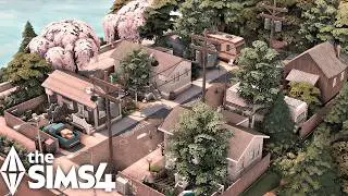 Realistic Trailer Park | The Sims 4 | Stop Motion Speed Build | No CC