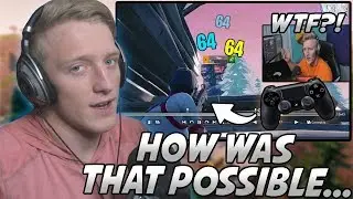Tfue LOSES HIS MIND After Dying To A CONTROLLER Player With INSANE Aim Assist...