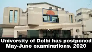 DELHI UNIVERSITY EXAM POSTPONE 2020, Du sol EXAM postpone 2020, Sol EXAM POSTPONE 2020,