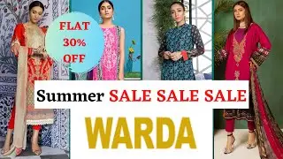WARDA Summer SALE Flat 30% OFF On Unstitched Collection 2020 With Prices