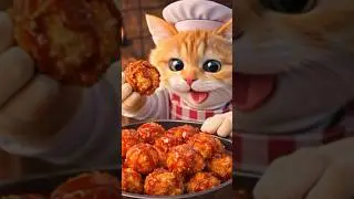IF THIS CAT makes better cheese balls better than you &hellip; it&rsquo;s over 😭 #shorts #viralshorts #aicat
