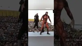 Undertaker vs Giant Gonzales WrestleMania 09 #wwe #shorts