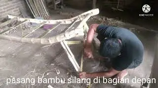cara membuat lincak bambu untuk bersantai~banyu surgo channel