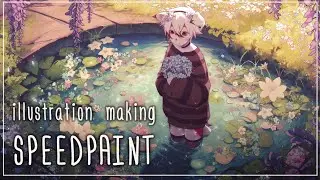 flower pond ✦ speedpaint【CLIP STUDIO PAINT】