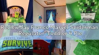 Review Jay Franco Marvel Spiderman 'Regulator' Toddler 4 Piece Bed Set