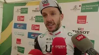 Adam Yates - Interview at the finish - Stage 5 - Tour de Romandie 2023