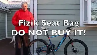ОБЗОР СИДЕЛЬНОЙ МЕШКИ FIZIK &mdash; НЕ ПОКУПАЙТЕ &mdash; РАЗБЬЕТСЯ