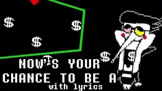 NOW'S YOUR CHANCE TO BE A w/ lyrics (feat. @CompleteIndie)
